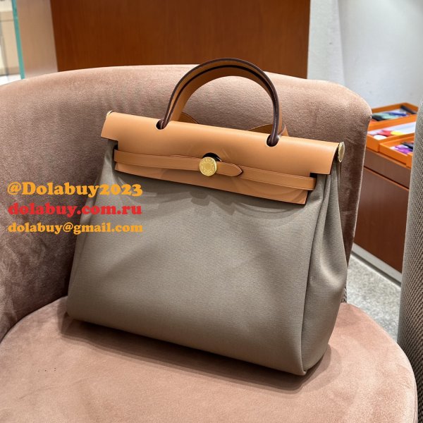 Replica Hermes Herbag Cabine Zip 31CM Pig-Nose Online Dolabuy Bags