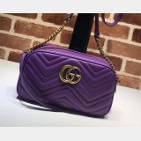 Luxury Gucci Fake 447632 Gg Marmont Crossbody Bags for Women