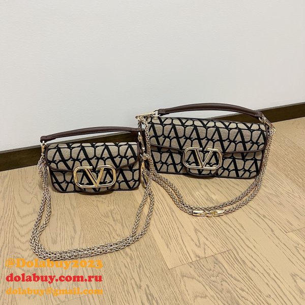 Shop Valentino Garavani 1133 Locò VLogo Signature Replica Bags Sale