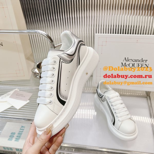 Top Quality ALEXANDER REPLICA women/men white shoes