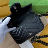 Knockoff Gucci GG Marmont matelassé leather super 699757 bag