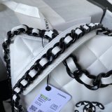 Best Replica Lambskin Gold-Tone AS1160 White/Black 19 Handbags Online Sale