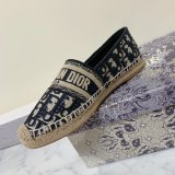 Dior Buy High Quality Monogram Embroidered Fisherman Replica Shoes