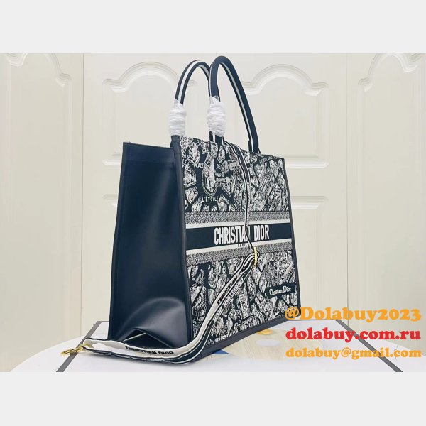 Luxury Dior Book tote with strap new 1286 all size