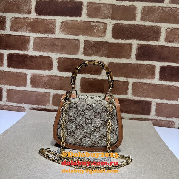 Gucci Replica Bamboo 1947 735116 Top Handle 1:1 Mirror Bag