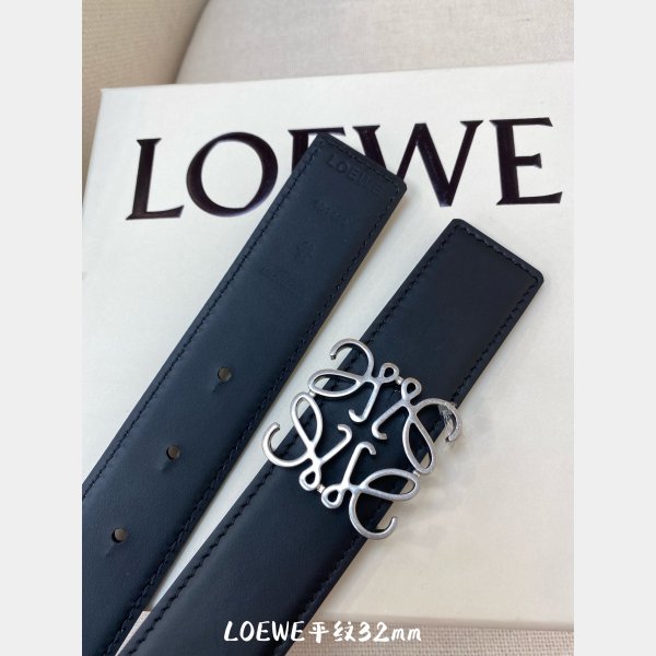 Loewe Top Quality Fashion Anagram 3.2CM Width Replicas Belts