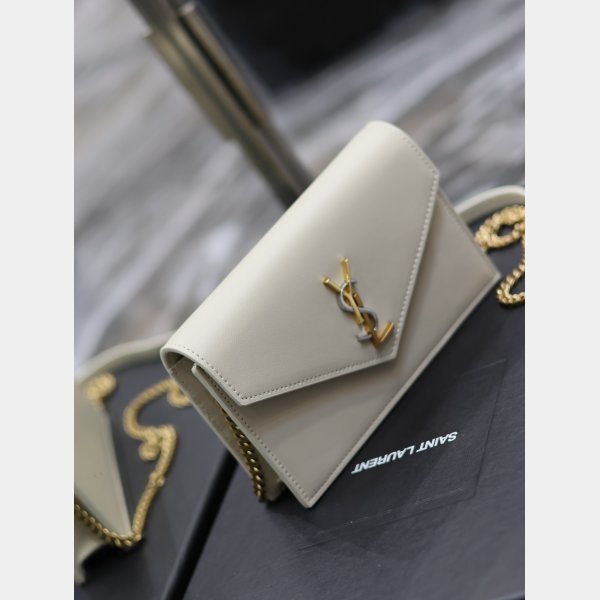 Replica YSL 19cm Fake Saint Laurent WOC Monogram Chain 393953 Bag