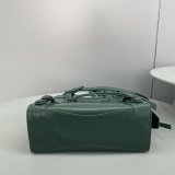 AAA+ Balenciaga Replica cuag Dark green crocodile bag