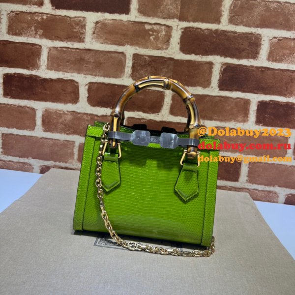 AAA Quality Replica Gucci Diana lizard 675800 bag