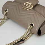 Gucci Designer GG Marmont 443497 Small Shoulder Fake Bag