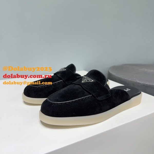 Wholesale Replica Prada 1:1 Designer Saint-Tropez Loafers Shoes