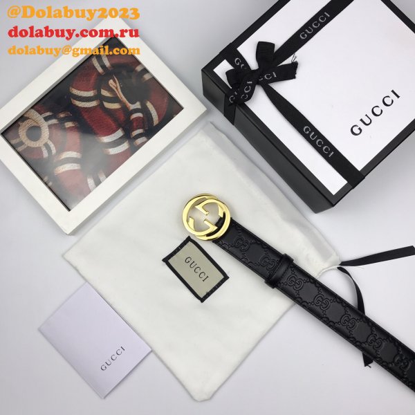 High Quality Gucci Replica Leather Belts