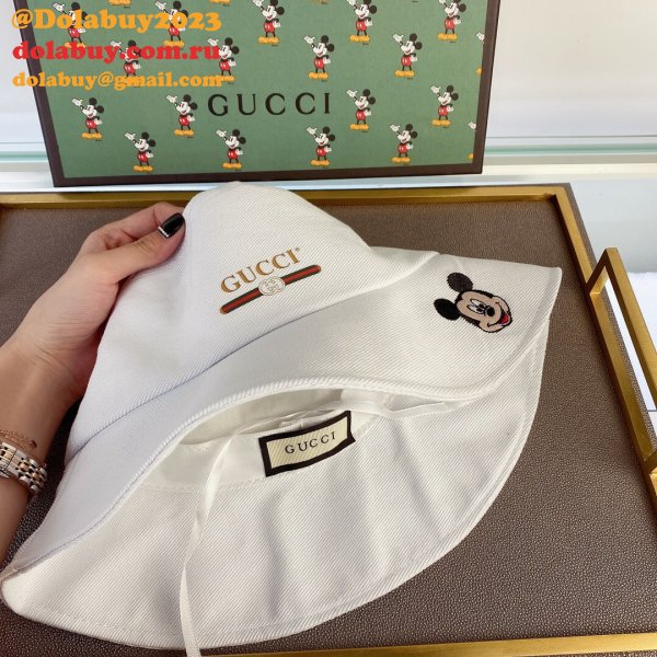 Cheap Gucci Mickey fisherman hat