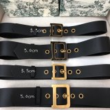 Christian Dior Replica Belts 3.5CM & 5.0CM Black Shop Online Now