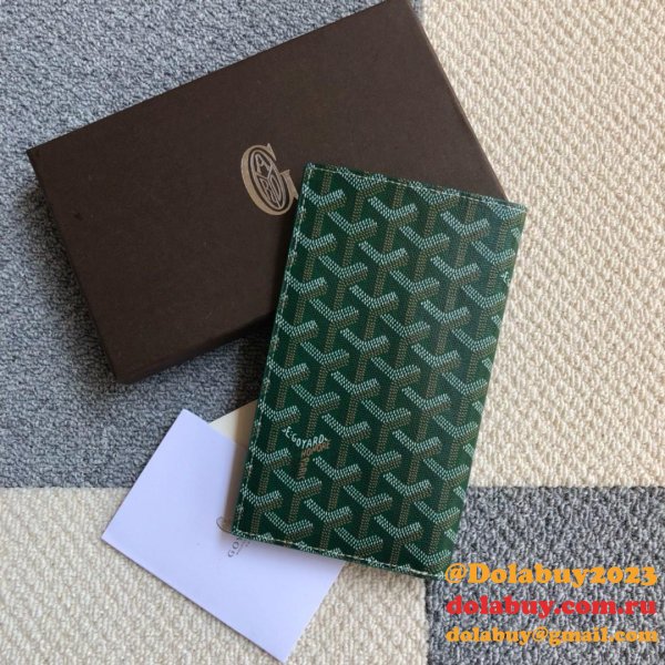 High Quality Goyard Multi-Color Ticket Top Wallet