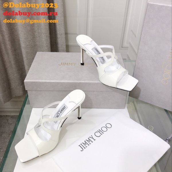 Heel: 8.5 cm Anise 75 Designer Sandals Jimmy Choo Shoes