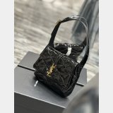 1:1 Quality Hobo Saint Laurent Fake 698567 Black Patent Bag