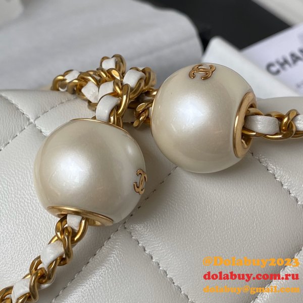 7 Star Imitation Pearls Small Flap AS4861 Luxury Fake Bag