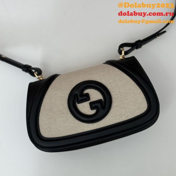 Gucci Blondie Knockoff 815700 Shoulder Natural Canvas Bag