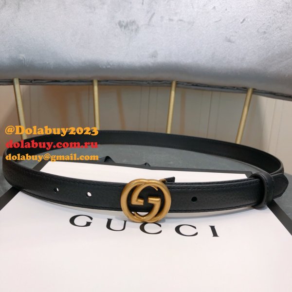 Gucci Belt With Double G Buckle 20mm,30mm,40mm Black Luxury