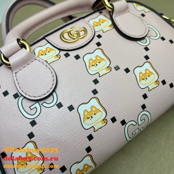 Replica Gucci 724606 Ophidia GG animal print High Quality bag