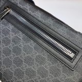 Replica AAA+ Gucci Messengers GG Black belt Purses 478325 GG Supreme