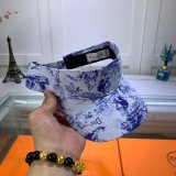 High Quality Christian Dior Blue and white porcelain hats