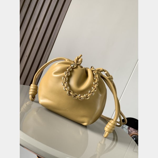 Replica Loewe MINI/Medium Flamenco Purse In Mellow Nappa Lambskin