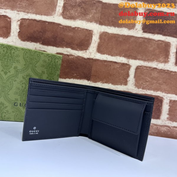 Fake GG Rubber-effect Bi-fold Wallet 771309 & 771311 Designer