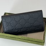 Gucci GG Emblem Continental Wallet Continental Knockoff 815922