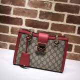 UK Gucci Replica GG Supreme Padlock Small Shoulder 498156 Bag