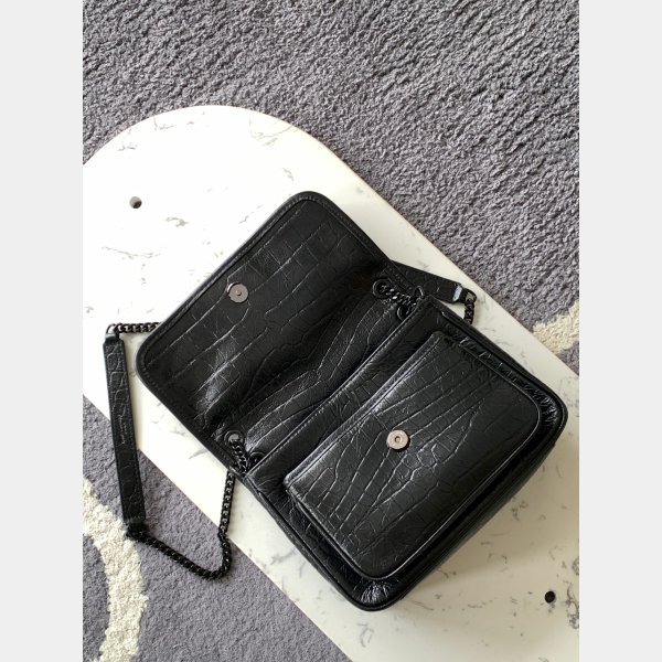 Duplicate YSL CROCO VEIN NIKi BAG 533037 22/28cm