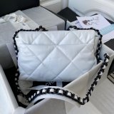 Best Replica Lambskin Gold-Tone AS1160 White/Black 19 Handbags Online Sale