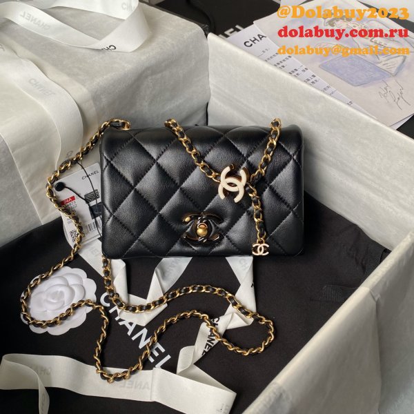 Shop 1:1 Mirror AS4973 Replica Shoulder Black/White Bags