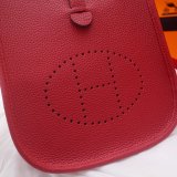 Replica Hermes Mini Evelyne TPM Bag Red