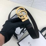 Luxury Gucci 38MM Double G Shop the New Replica Black Belts