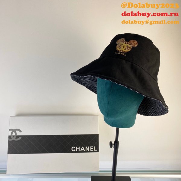 Wholesale CC new double-sided wearable Mickey fisherman hat