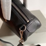 Luxury Balenciaga shoulder Triangle Black bag