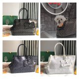 Designer Goyard Chien Gris & Pocket Pet bag