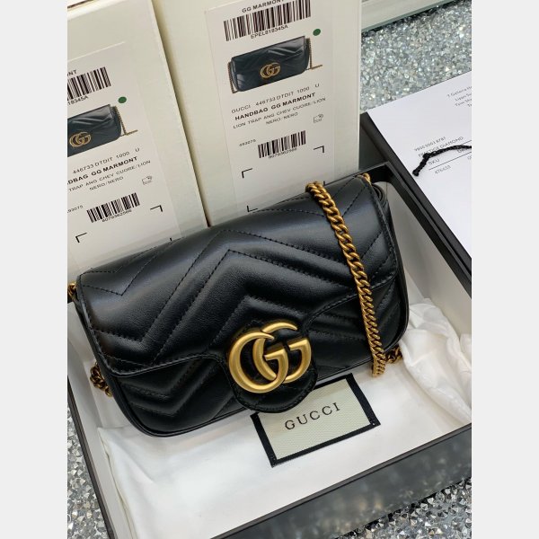 Gucci Wholesale GG Marmont Mini chain shoulder 476433 bag