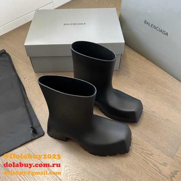 Replica Balenciaga Luxury Trooper Rubber Boot 1:1 Mirror Dolabuy