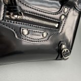 Designer balenciaga cuag Patent leather black