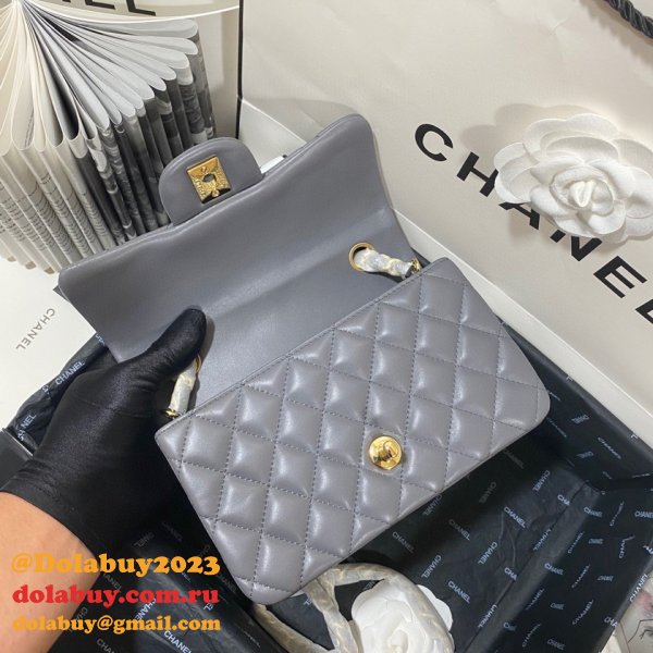 Top Quality CC Lambskin Flap Bag 1116 20CM