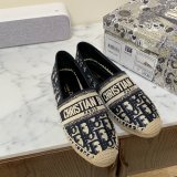 Dior Buy High Quality Monogram Embroidered Fisherman Replica Shoes