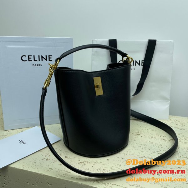 UK Celine Perfect Fake Quality Teen Bucket Triomphe Bag