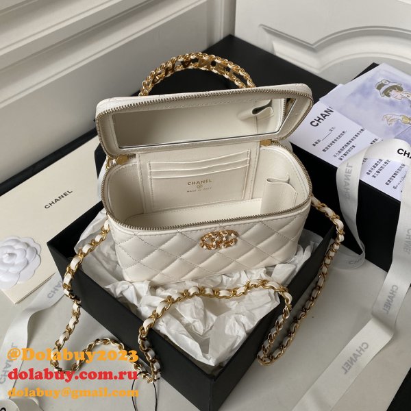 Knockoff Casual Style Vanity AP3663 2Way Chain Plain Party Bags