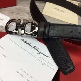 Ferragamo Belts Perfect High Quality Replica 35 mm Black