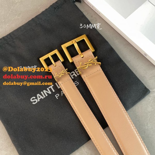 7 Star Best SAINT LAURENT REPLICAS BELT FOR SALE 20MM/30MM