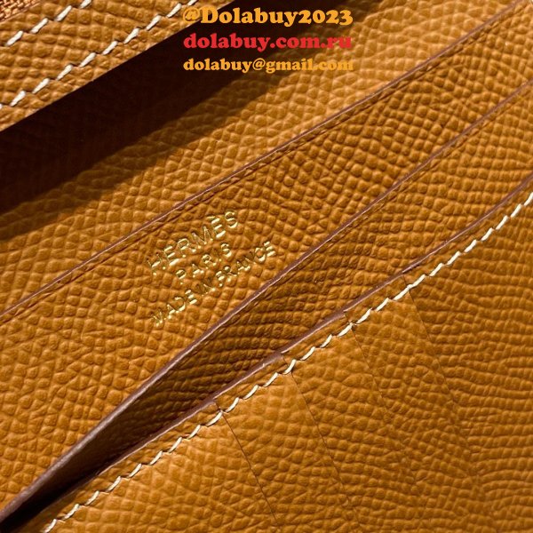 High Quality Luxury HERMES Best Epsom Wallet