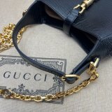 Copy Gucci Designer Jackie 1961 lizard 675799 Black bag